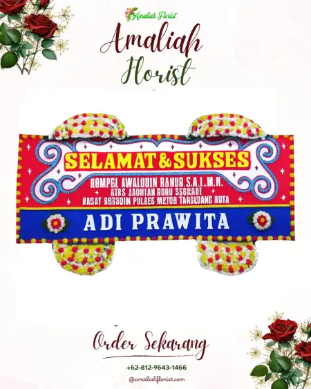 Papan Bunga Ucapan Selamat Kongsijaya